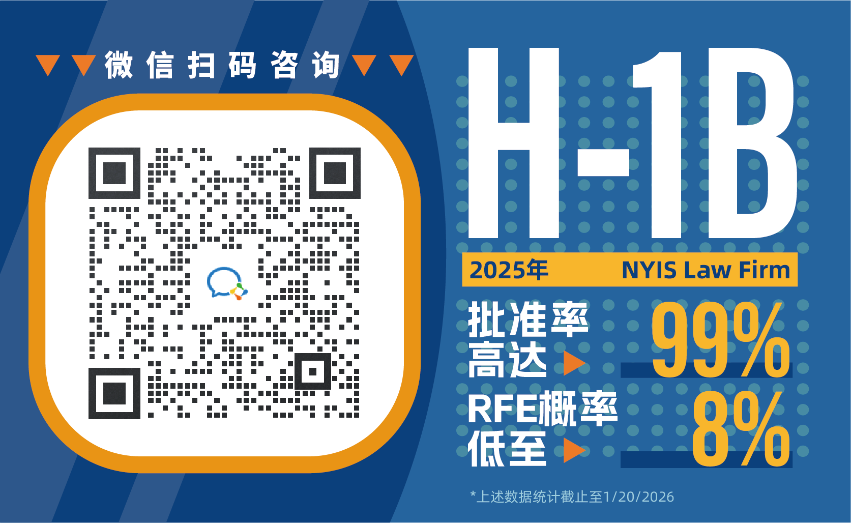 h1b 律师 mobile banner sale